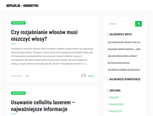 Tablet Screenshot of depilacja-kosmetyki.pl